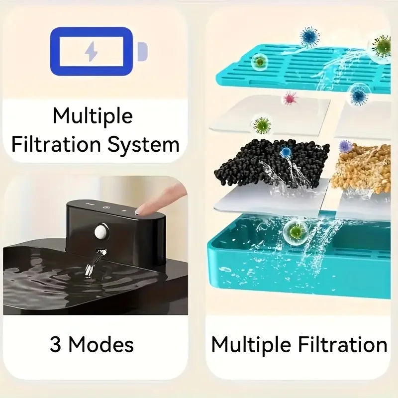 6/12Pcs Intelligent Pet Water Dispenser Filter Cat Water Fountain Filter Drinking Fountain Filter Cycle Filtering Easy to Clean