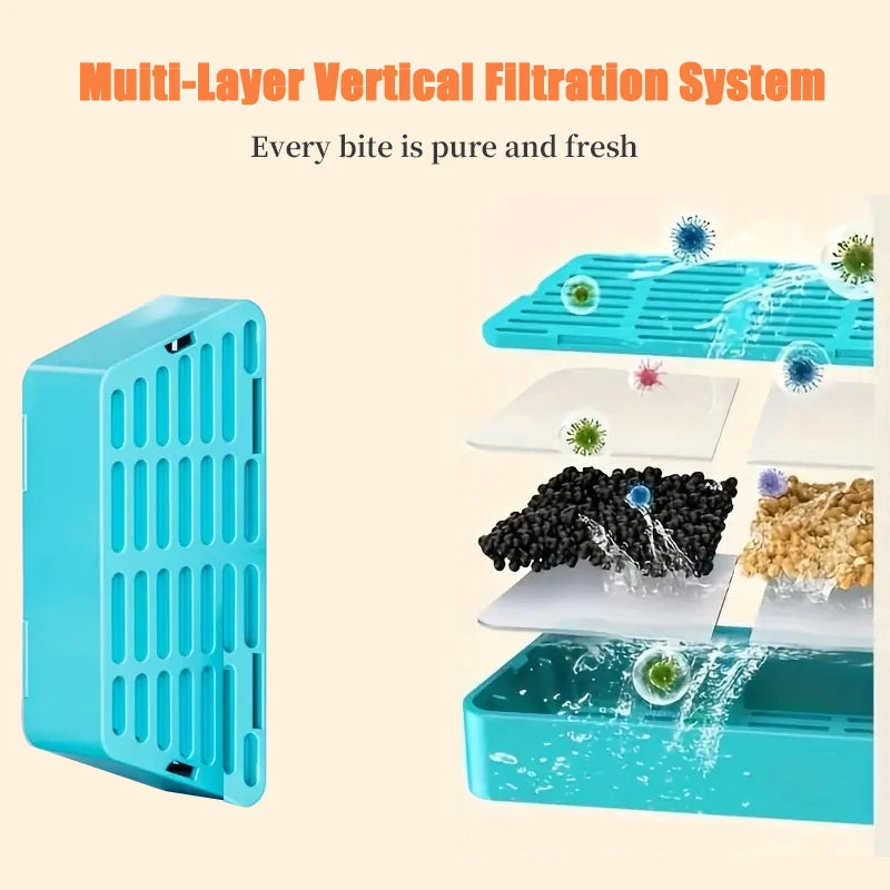 6/12Pcs Intelligent Pet Water Dispenser Filter Cat Water Fountain Filter Drinking Fountain Filter Cycle Filtering Easy to Clean